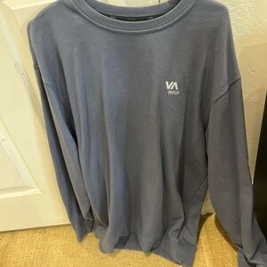RVCA Gray Crewneck Sweatshirt